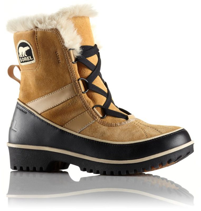 Womens Snow Boots Brown/Black - Sorel Tivoli™ II Suede Low - 792-BZSHUD